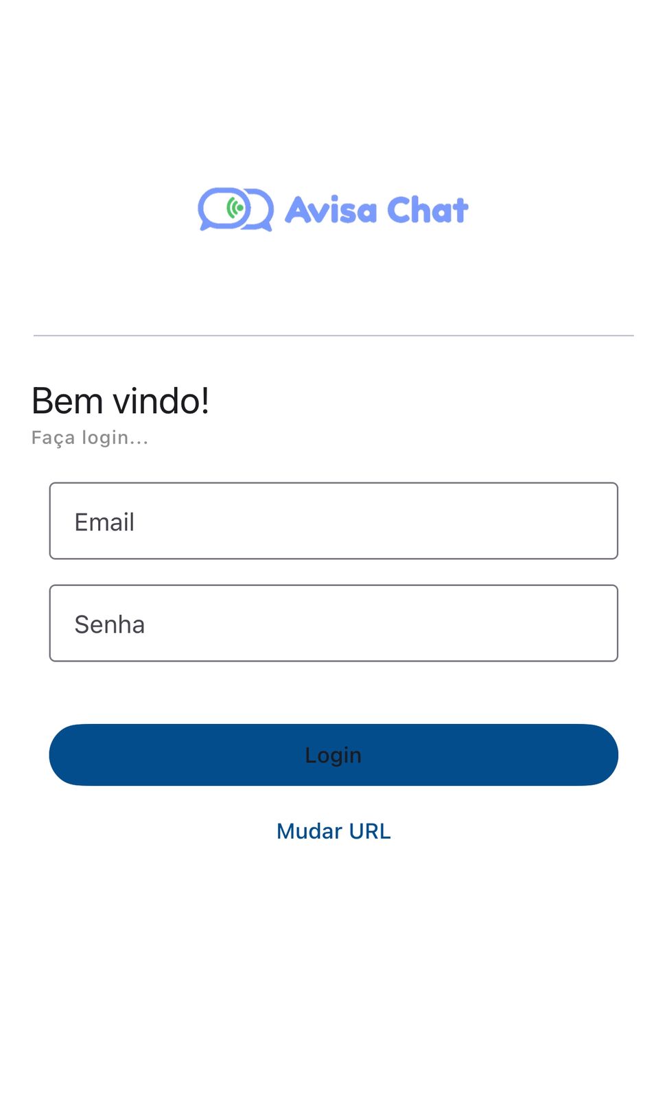 Aplicativo Avisa Chat para iOS e Android
